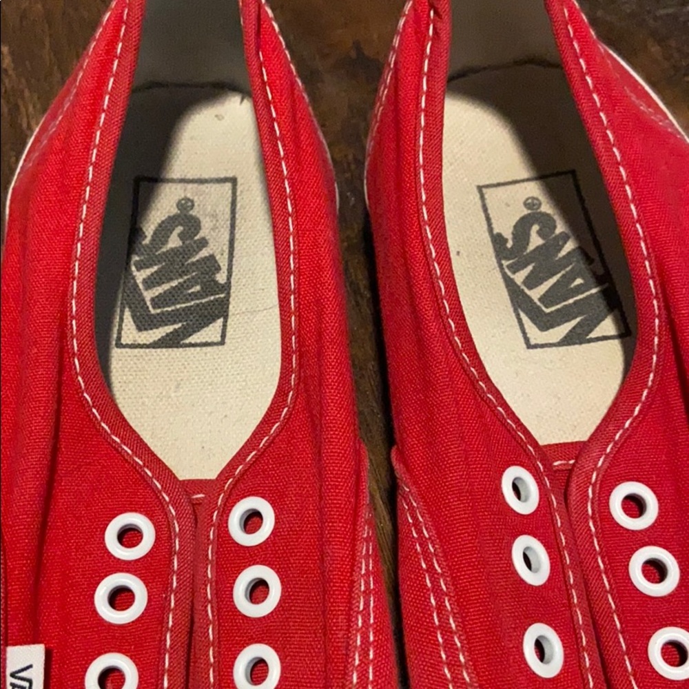 Red Vans - Picture 3 of 7
